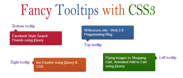 ایجاد tooltip با استفاده از CSS